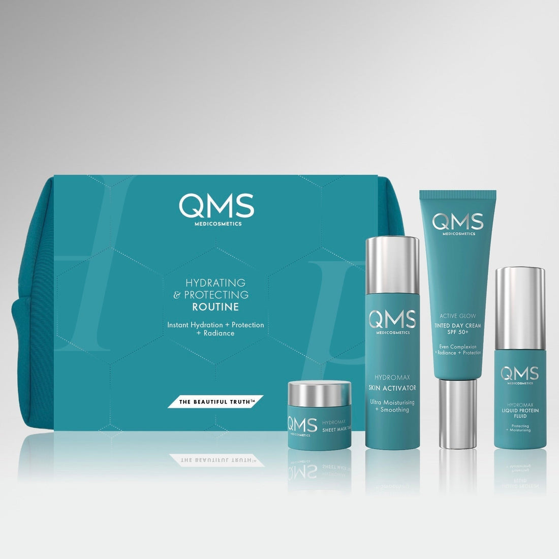Hydrating & Protecting Routine QMS Medicosmetics korting voordeelset