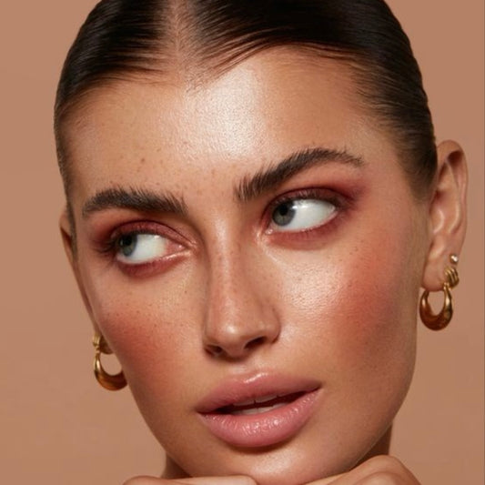 alustre make-up poeders blush bronzer zongebruinde kleur