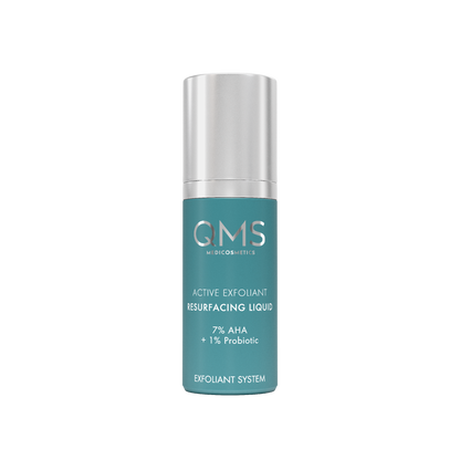 QMS Exfoliant System 7% AHA Active Exfoliant Resurfacing Liquid
7% AHA exfoliant vloeistof
AHA exfoliant voor huidvernieuwing
Exfoliërende vloeistof voor de huid
Huidverzorging met AHA voor vernieuwing
Resurfacing exfoliant voor een stralende huid
Exfoliërende vloeistof tegen dode huidcellen
7% AHA voor een gladde huid