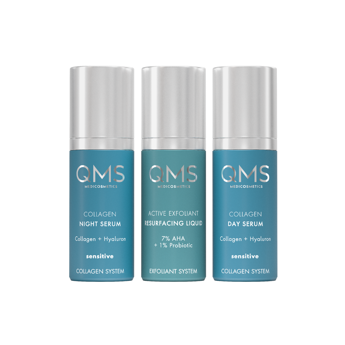 QMS Day & Night 3 Step Core System Collagen Set Sensitive
Collageen set voor gevoelige huid
3-stappen collageen huidverzorging
Collageen set voor gevoelige huid
Dag- en nachtverzorging voor gevoelige huid
Collageen set voor huidverjonging
Anti-aging verzorging voor gevoelige huid
Collageen dag- en nachtverzorging set
Verstevigende huidverzorging voor gevoelige huid