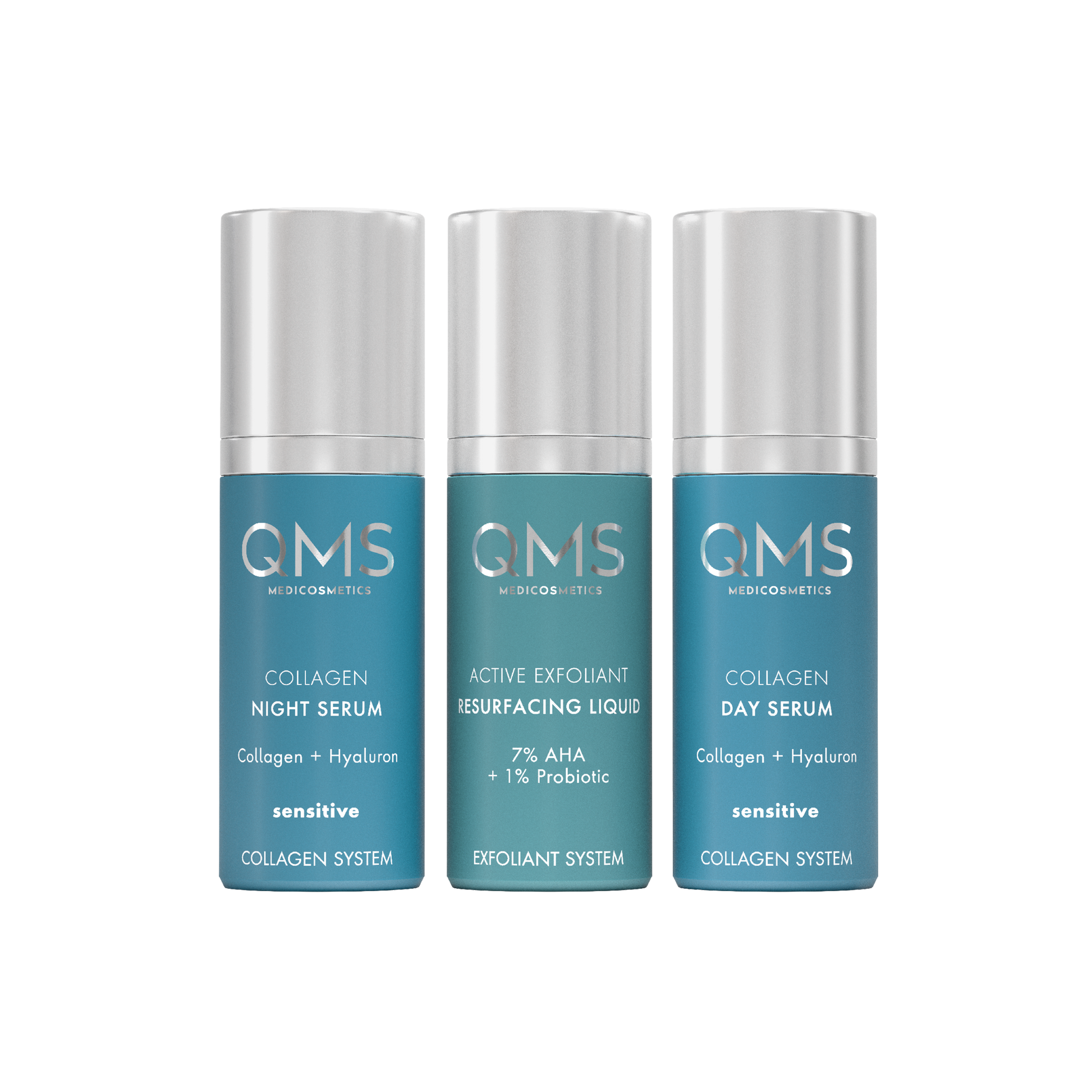 QMS Day & Night 3 Step Core System Collagen Set Sensitive
Collageen set voor gevoelige huid
3-stappen collageen huidverzorging
Collageen set voor gevoelige huid
Dag- en nachtverzorging voor gevoelige huid
Collageen set voor huidverjonging
Anti-aging verzorging voor gevoelige huid
Collageen dag- en nachtverzorging set
Verstevigende huidverzorging voor gevoelige huid